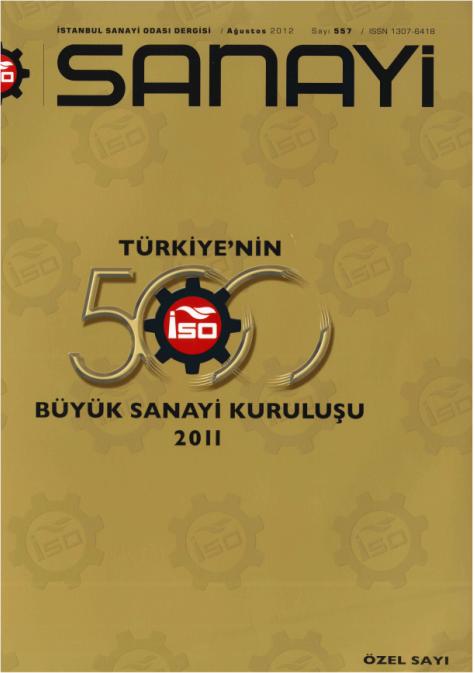 AKSA JENERATÖR İSO 500 2011 LİSTESİNDE (20.09.2012)